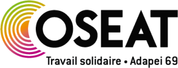 logo oseat travail solidaire Adapei 69